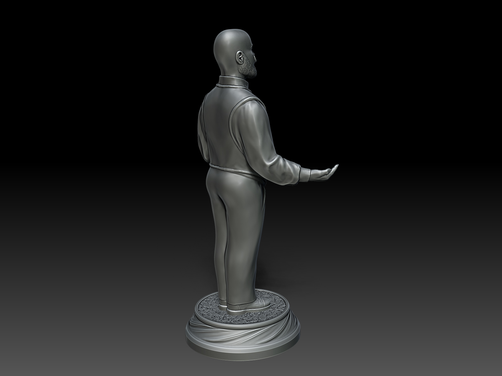 Tabletop figurine of the Fancy Houseman.